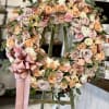 Funeral Wreath is a 15&rdquo; wreath filled with various of seasonal florals.
