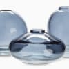 Our Small Bud Vases in dark navy add a pop of personality