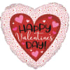 HAPPY VALENTINE&#039;S DAY
18&quot; INCH HELIUM FILLED MYLAR BALLOON
QTY. 1
