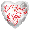 I LOVE YOU
18&quot; INCH HELIUM FILLED MYLAR BALLOON
QTY. 1
