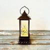 A light up snow globe lantern with butterflies.
 
Text reads: &quot;Always in