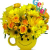 &ldquo;Send smiles and sunshine with this cheerful &lsquo;Get Well&rsquo; arrangement!  Bright
