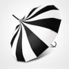 This beautiful black and cream Boutique Classic Pagoda umbrella will be a