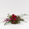 Basket of Orchids, alstroemerias and roses