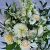 Roses will mingle with the delicate spires of veronica and the fragrant