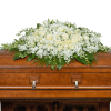 Our Pure Serenity Grande Casket Spray is a heartfelt tribute designed to