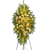 Our Radiant Remembrance Standing Spray is a heartfelt tribute to honor and