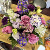 BEAUTIFUL MIX OF LAVENDER, PURPLE AND WHITE BLOOMS
