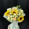 Fresh flowers wrapped in Korean style