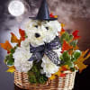 This fresh flower puppy will cast its spell this Halloween. 

DETAILS
Crafted with