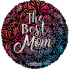 THE BEST MOM 
18&quot; INCH HELIUM-FILLED MYLAR BALLOON
QTY. 1