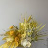 -Bright, eye-catching yellow
- Lush yellow peonies
- Light white accents for a subtle