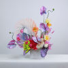 - Vibrant pink and purple hues
- Colorfully painted leaves and flowers
- Evokes