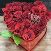 Two Dozen of  Red Roses designed in a Box to make