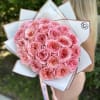 Gorgeous bouquet of pink roses
Standard - 23-25 roses
Deluxe - 48-50 roses
Premium -