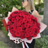 Gorgeous bouquet of premium red roses
Standard - 48-50 roses
Deluxe - 73-75 roses
Premium-
