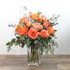 A half dozen of our gorgeous Free Spirit roses, arranged in a