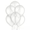 CLEAR 
HELIUM-FILLED LATEX BALLOONS 
STANDARD - QTY. 6