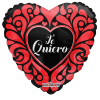 TE QUIERO
18&quot; INCH HELIUM FILLED MYLAR BALLOON
QTY. 1