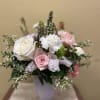 Sweet Valentine bouquet of mixed seasonal flowers 