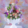 The Secret Garden Arrangement
A key unlocks a flora filled view. Like a