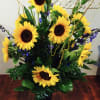 A Vase of Sunflowers to Brighten the Day