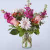 Classic Premium Garden Flowers in soft creamy colors. Snapdragons, Roses, Stock and