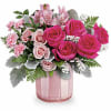 Keep them blushing with the most beautiful pink Valentine&#039;s Day bouquet, elegantly
