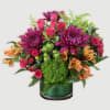 The Rainbow Garden Bouquet is a celebration of vibrant garden flowers. Our