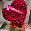 Take my heart all premium roses table top custom arrangement PLEASE -