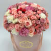 A captivating floral arrangement that encapsulates the enchanting beauty of blossoms in