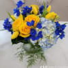 Yellow and blue