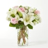 The Kindhearted Bouquet is a gentle swirl of pale pink and ivory
