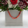 Includes Red Roses, Carnations, baby breaths, and mixed greenery 

Square Plush Box