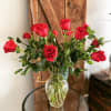 Long Stem, Premium Roses Arranged with High End Greenery.