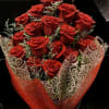 18 LONG STEM  ECUADORIAN ROSES &amp; FILLERS by HEART 2 HEART