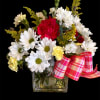 Beautifully filled modern styled cube with the freshest, brightest blooms available.. FLOWERS