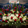 PODIUM ARRANGEMENT 185 BY TWIN TOWERS FLORIST