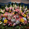 PODIUM ARRANGEMENT 193 BY TIWN TOWERS FLORIST