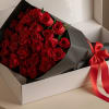 Beautiful wrapped glitter bouquet of 30 roses