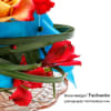 Gorgeous floral birthday cake made custom by the owner of Fairbanks Florist