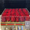 3 Dozen Red Roses inside Acrylic Box
