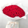 Choose from 25 , 50 and 100 wrapped red roses!