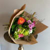 Flowers wrapped up.
