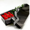 A beautiful box full of roses from 12 to 25  and