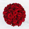 Make a bold statement with this beautifully simple design. Three Dozen Red