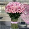 Standing bouquet with fresh roses. This Bouquet doesn&rsquo;t require a vase