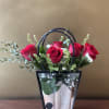 6 Red Roses in a Carrying Bag 