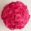 Eye-catching hot pink roses with a fun, modern vibe. Our vibrant blooms