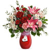 Take her Valentine&#039;s Day breath away with this passionate red rose and